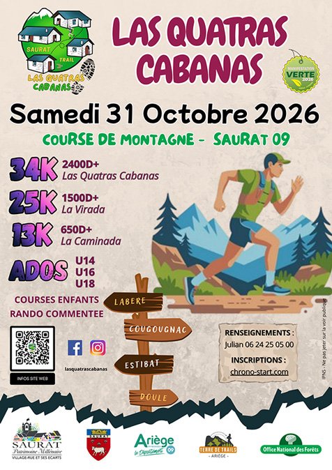 Affiche de Las Quatras Cabanas, le 31 octobre 2026 à Saurat